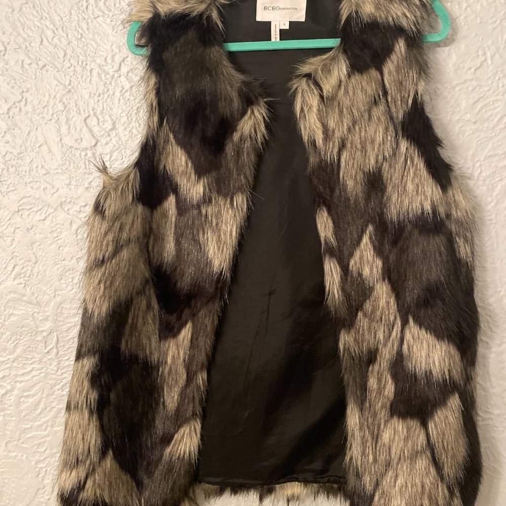 BCBGeneration Faux Fur Vest
